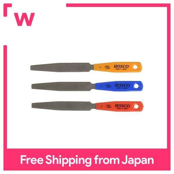 HOSCO Luthiers Tools Nut groove file, set of 3, for classical guitar TL