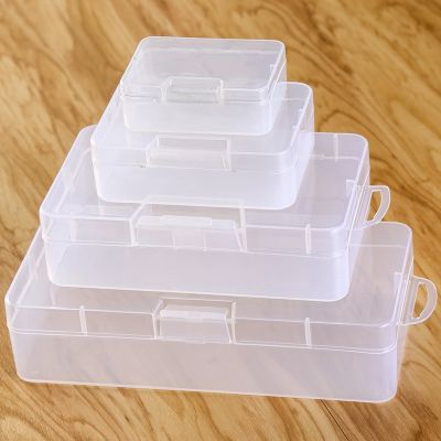 ☂□❁ 1 pcs Snap-on Mini PP Empty Box Plastic PP Transparent Empty Box With Cover Plastic Box Packaging Parts Storage Box