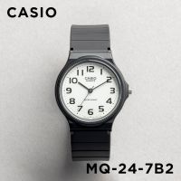 Mq24ควอตซ์สำหรับนักเรียนนาฬิกาข้อมือสีดำ Casio นาฬิกาคู่รักผู้ชายและผู้หญิงสไตล์เดียวกันนักเรียนคลาสสิกขนาดเล็ก