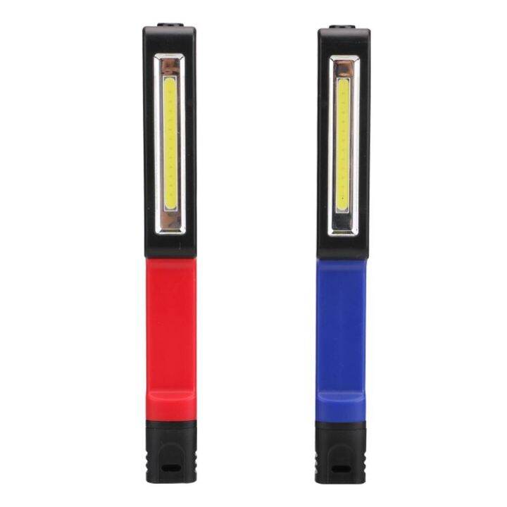 Pocket Clip LED LIGHT 1 Mode Mini Pen square cob work flashlight highquality LED Torch penlight
