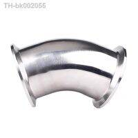 ❉☌❁ 3/4 -4 (19mm-102mm) Tri Clamp 1.5 2 2.5 3 3.5 4 45 Degree Elbow SUS304 Stainless Sanitary Pipe Fitting Connector Homebrew