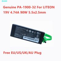 LITEON PA-1900-32ของแท้19V 4.74A 90W 5.5x2 5อะแดปเตอร์ AC มมสำหรับเครื่องชาร์จแหล่งจ่ายไฟแล็ปท็อป