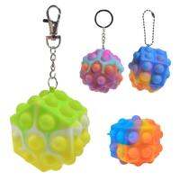 Bubble Press Balls Hexagonal Finger Silicone Vent Acupressures Push Pinch Squishys Ball Antistress Relaxing Toy for Kids Adults appealing