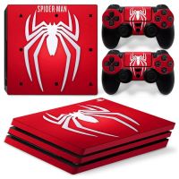 (สไตล์ใหม่) สติกเกอร์ผิวไอรอนแมน Marvel Spider Man สำหรับ PS4 Pro คอนโซลและตัวควบคุม2ชิ้นเคสและฝาครอบอุปกรณ์เสริมสำหรับเกม