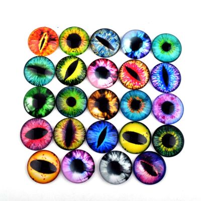 【YF】♞❀  20pcs 6/8/10/12/14/15/16/18mm Glass Dolls Eyes Crafts Eyeballs for Children Gem Accessories