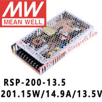 หมายถึงดี RSP-200-13.5 Meanwell 13.5VDC 14.9A 200W เอาท์พุทเดียวกับ PFC ฟังก์ชั่นแหล่งจ่ายไฟร้านค้าออนไลน์