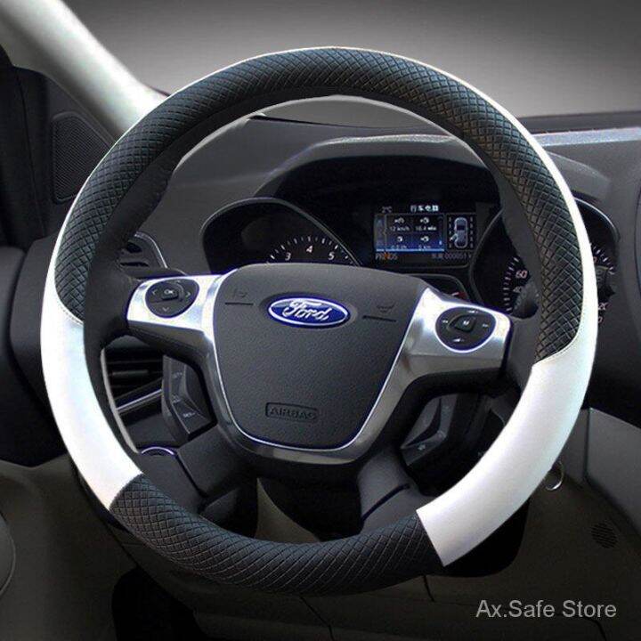 【Ax·safe Ford leather steering wheel cover Everest Ecosport Territory