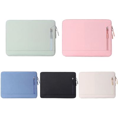 New Solid Color Retro Style Busines Laptop Bag For MacBook Air Pro 13 15 13.3 14 15.6 Inch Notebook Simple Fashion Computer Case