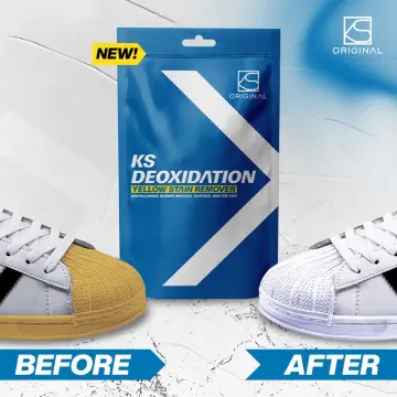 Adidas superstar 2024 yellow stain