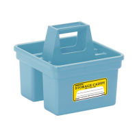 Penco Storage Caddy Small Light Blue / กล่องจัดระเบียบสิ่งของแบบมีหูหิ้ว ขนาดเล็ก สีฟ้า แบรนด์ Penco จากประเทศญี่ปุ่น (HEB035-LBL)