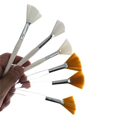 ‘；【。- 3Pcs Practical  Brushes Fan Makeup Brushes Soft Portable  Brushes Cosmetic Tools For Women Ladies Girls