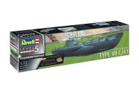 พลาสติก โมเดล ประกอบ REVELL สเกล1/72 GERMAN SUBMARINE TYPE VII C/41 (PLATINUM EDITION)