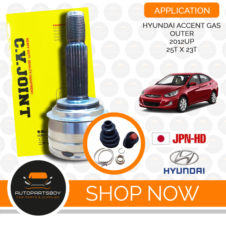 JPN CV JOINT "CONSTANT VELOCITY" OUTER FOR HYUNDAI ACCENT GAS 2012UP
