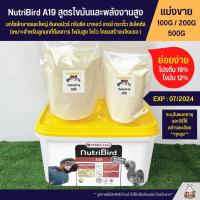 Nutribird A19 อาหารลูกป้อนนก สูตรไขมันและพลังงานสูง สำหรับนกแก้วขนาดกลาง - ใหญ่  อาหารนก (แบ่งขาย 100G / 200G/ 500G)