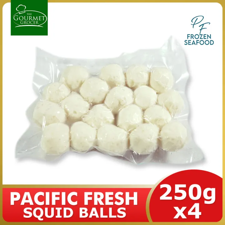 Pacific Fresh Squid Balls (250g x 4 packs) | Lazada PH