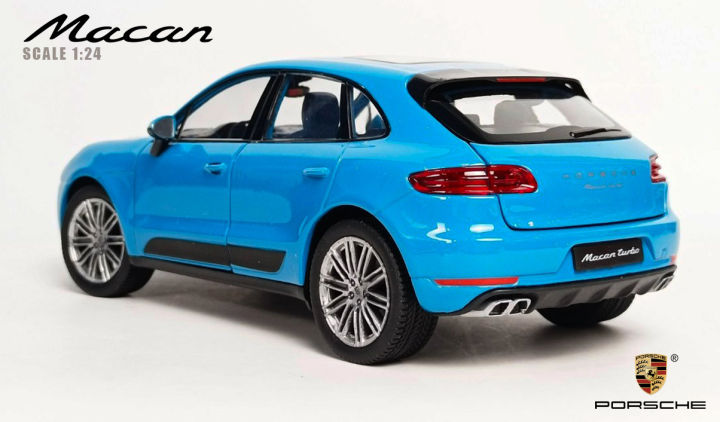 โมเดลรถพอร์ช-porsche-macan-turbo-scale1-24-welly-โมเดลรถเหล็กพอร์ช