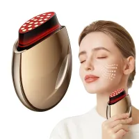 EMS Collagen Cannon Skin Rejuvenation Machine Red Light Therapy Face Massage Wrinkle Removal Lifting Tightening Skin Care Device