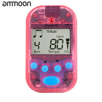 Metronome M50ดิจิตอลคลิป LCD-On TUNER สีดำ