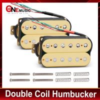 【LZ】□  Double Coil Humbucker para guitarra elétrica Pickup Ivory