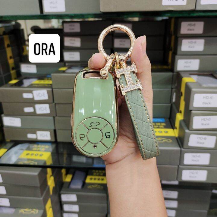 ora-ปลอกกุญแจ-เคสกุญแจ-รถยนต์-tpu-พร้อมพวงกุญแจ-ราคาพิเศษ-ส่งจากไทย