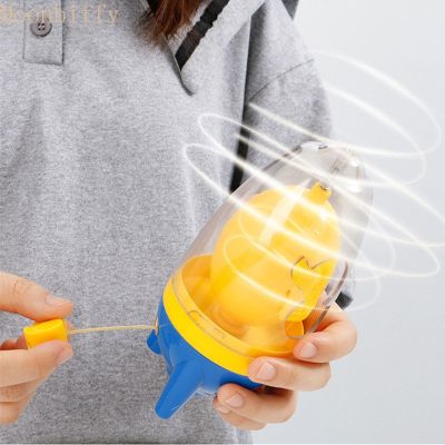 Golden Whisk Eggs Spin Shaker Egg Yolk Manual Mixing Gadget Mixer Stiring Maker Puller Cooking Baking Tools Kitchen Accessories