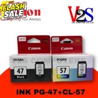 หมึกแท้ ตลับหมึกอิงค์เจ็ท Canon Ink PG-47 / CL-57  สีดำ แ สี ของแท้ 100% #หมึกเครื่องปริ้น hp #หมึกปริ้น   #หมึกสี   #หมึกปริ้นเตอร์  #ตลับหมึก