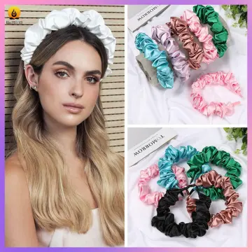 1pc Women's Wide-brimmed Pleated Headband For Daily Life, Simple And  High-end Design