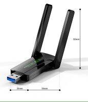 USB WIFI ADAPTER/1300Mbps รองรับสัญญาณ(WIFI) 2.4G และ 5.0G ใช้ใด้ทั้งโน๊ตบุ๊คและพีซี