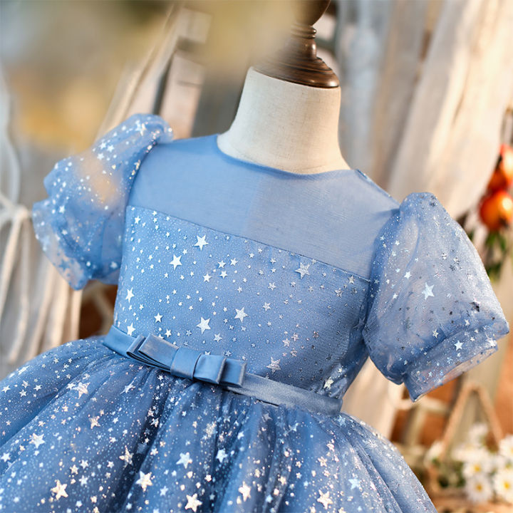 1-5-year-old-baby-girl-dress-lace-star-bow-tutu-skirt-short-sleeve-blue-dress-star-princess-dress-host-childrens-costumes-one-year-old-baby-girl-birthday-party-wedding-bridesmaid-dress