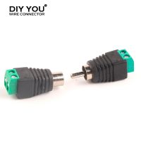 RCA High Quality AV Head RCA Adapter Speaker Cable To Audio Male Connector Adapter Jack Professional Plug Male Female Connector