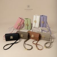 [LoveGood] Leona กระเป๋าทรง WOC 3 in 1 หนังวัวแท้ Epsom สายสะพายสามารถถอดเป็นเข็มขัดได้ ใช้เป็นกระเป๋าสตางค์ใบยาวได้