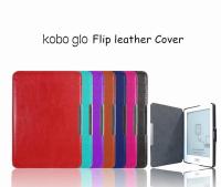 PU Flip Case for Kobo Glo Leather Cover eBook Reader N613 Protective Case with Magnet closure