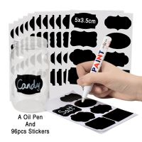 【YD】 to Use Erasable Blackboard Sticker Jars Organizer Labels Chalkboard Chalk Board