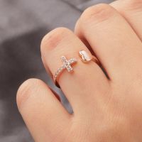【YP】 Rings Korean Adjustable Pink Color Couple Jewelry
