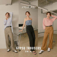 [ GYPSO TROUSERS ] ขายาวผ้า เอวสูง เป้าไม่รั้ง ใส่สบายมากๆค่ะ ลุคบอยนิดๆใส่กับอะไรก็ชิค