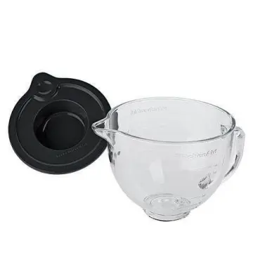 KitchenAid 5-Qt. Tilt-Head Hammered Glass Bowl with Lid (K5GBH) 