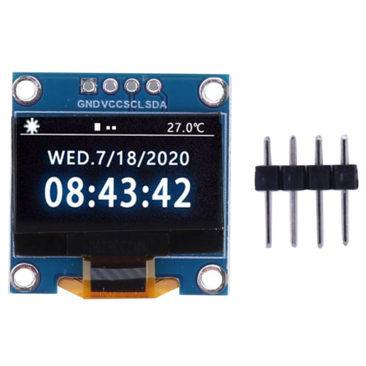 【new Arrival】096inch Display Module 128x64 Ssd1315 Drive Oled Lcd Led Display Module Whiteblue