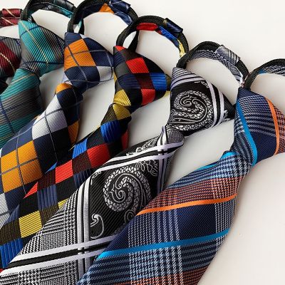 【cw】 HUISHI New Floral Ties Men 7CM Neckties Business Pre-tied Neckwear Fashion Men 39;s Tie Lazy ！