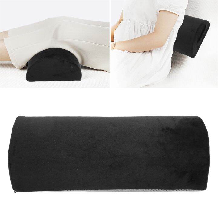 [MeiBoAll] Half Moon Pillow Black Ankle Knee Neck Lumbar Support