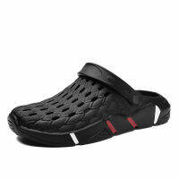 Fashion Slippers for Men Casual Home Luxury Big Size Mens Sandal High Quality Summer Shoes for Man Soft Beach Slippers New G08