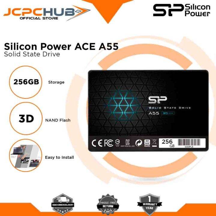 Silicon Power Ace A55 128GB / 256GB Solid State Drive SSD SATA III 6Gb ...