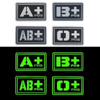 ✆ PVC Glue Stamp Luminous Blood Type Magic Sticker Stamp Recognition Drop Glue Sticker Military Patch for Clothing Hook and Ring