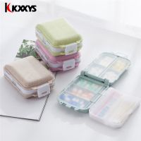 [Koala Travel] 7วัน Pill Storage กระเป๋าเดินทาง8กริด Pill Container Organizer Health Care Drug Travel Divider Pill Case Pill Box ข้าวสาลีปิดผนึก