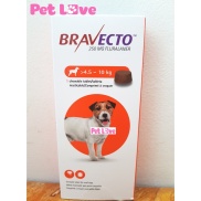 Bravecto diệt ghẻ, viêm da, ve rận chó từ 4,5 - 10kg