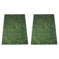 2pcs 5X7Ft(150X210cm) Nature Green Grass Backdrops Photography Wedding or Children Birthday Background