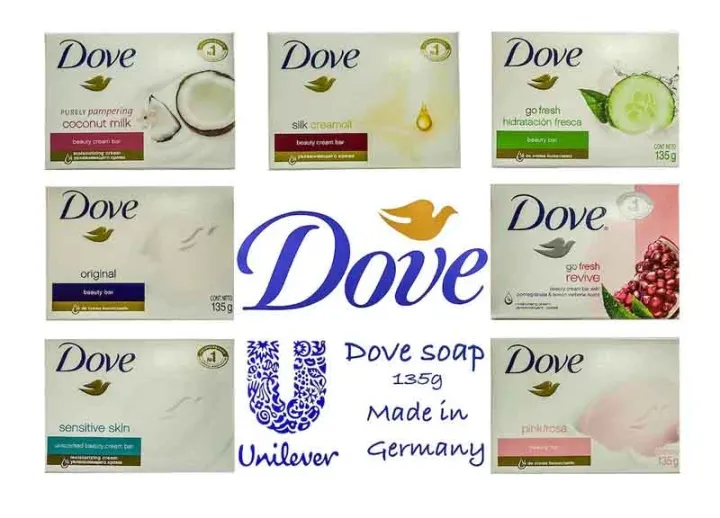 Assorted Dove Moisturising Beauty Cream Bar Soap 135g Lazada Ph