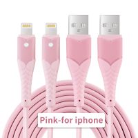 ร้อน hanoe413 - /สาย USB ชาร์จเร็วสำหรับ iPhone 14 13 12 11 Pro Max XS 6S 7 8ซิลิโคนเหลวสายชาร์จข้อมูลสายชาร์จสายไฟ