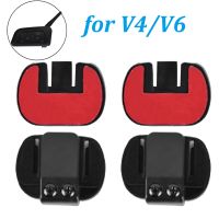 [MEESS] 2pcs Ejeas V6 Pro V4 ​mounting Clip Double-sided Tape Base For V6 Pro Motorcycle Helmet Headset Bluetooth Intercom - Helmet Headset -