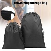 ❒♛ Travel Pouch Portable Tote Drawstring Storage Bag Non-Woven Dustproof Drawstring Clear Shoes Bag Travel Accessories Organizer