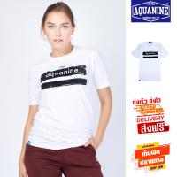 เสื้อยืด AQUANINE  tshirt  เสื้อยืดผู้หญิง รุ่น BRUSH เสื้อยืดสีขาว ลิขสิทธิ์แท้